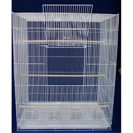 YML Lot of Four Large Bird Breeding Cages in White 4x2484WHT